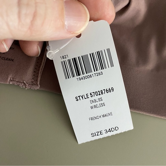 NEW Soma Enbliss Wireless Bra 34DD French Mauve 570287669 NWT - Picture 6 of 8